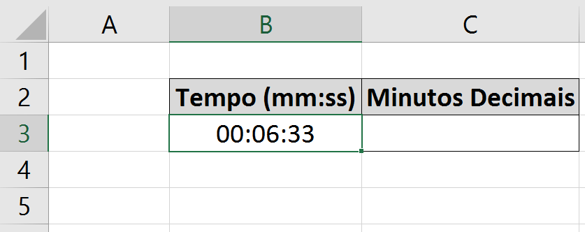 Tempo Decimal - Exemplo 1